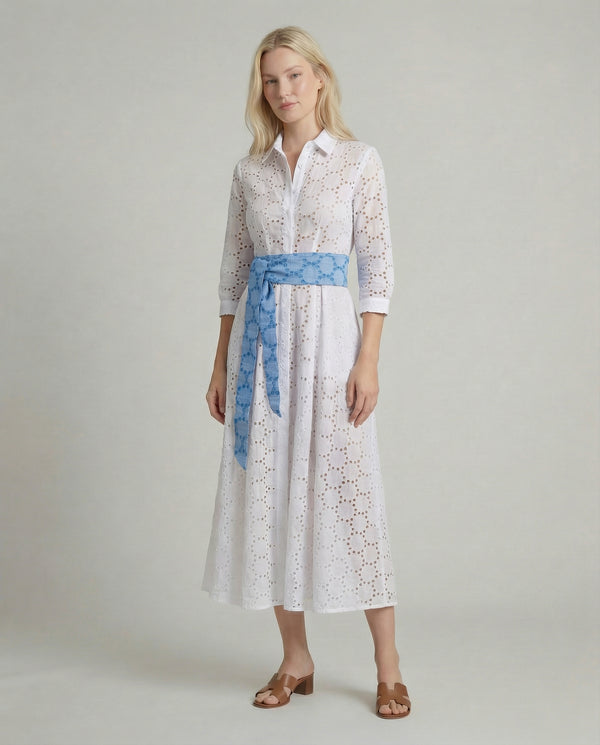 Eyelet Linen Belt by Marina St Barth from Marina St Barth