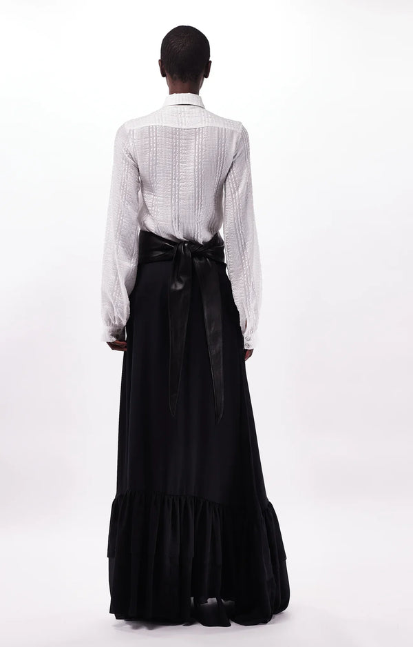 Oud Bruna Shirt Gauffre White by Oud Paris from Marina St Barth