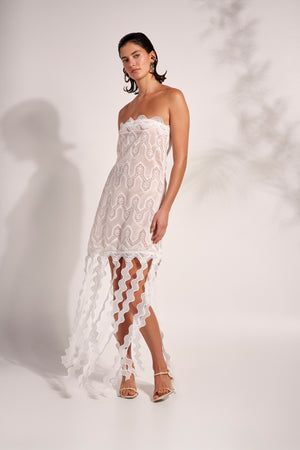 Waimari Oasis Maxi Dress White by Waimari from Marina St Barth