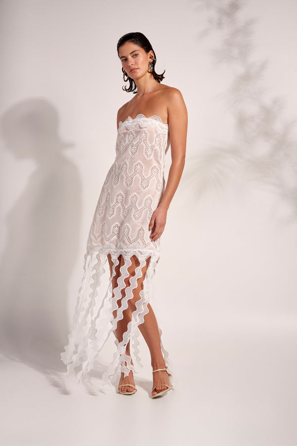 Waimari Oasis Maxi Dress White by Waimari from Marina St Barth