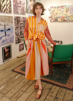 Me369 Layla Printed Midi Skirt by Me 369 from Marina St Barth