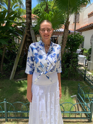 Positano Tania Linen Shirt by Luisa Positano from Marina St Barth