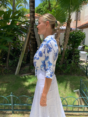 Positano Tania Linen Shirt by Luisa Positano from Marina St Barth