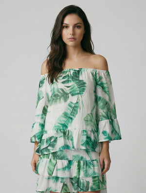 Bolero El Scollo Linen Top by Marina St Barth from Marina St Barth