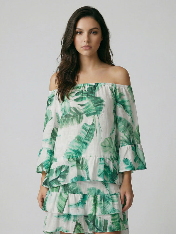Bolero El Scollo Linen Top by Marina St Barth from Marina St Barth
