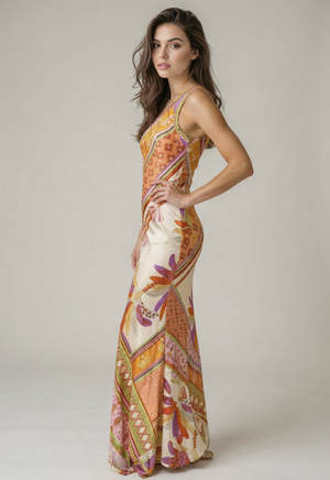 Paris Poolside Gossip Silk Dress Style 707 by Trisha paterson from Marina St Barth