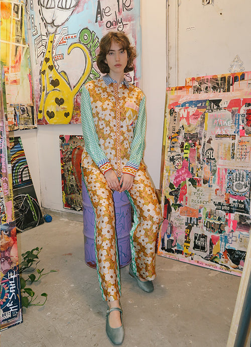 Me369 Bailey Straight Pant by Me 369 from Marina St Barth