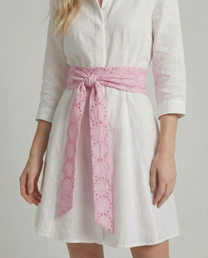 Eyelet Linen Belt by Marina St Barth from Marina St Barth