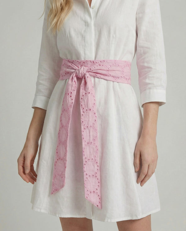 Eyelet Linen Belt by Marina St Barth from Marina St Barth