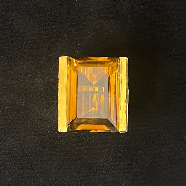 Tay Smokey Qtz. Set Chiselled Stephie Ring by Tay from Marina St Barth