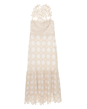PatBo Natural Crochet Midi Dress by PatBo from Marina St Barth