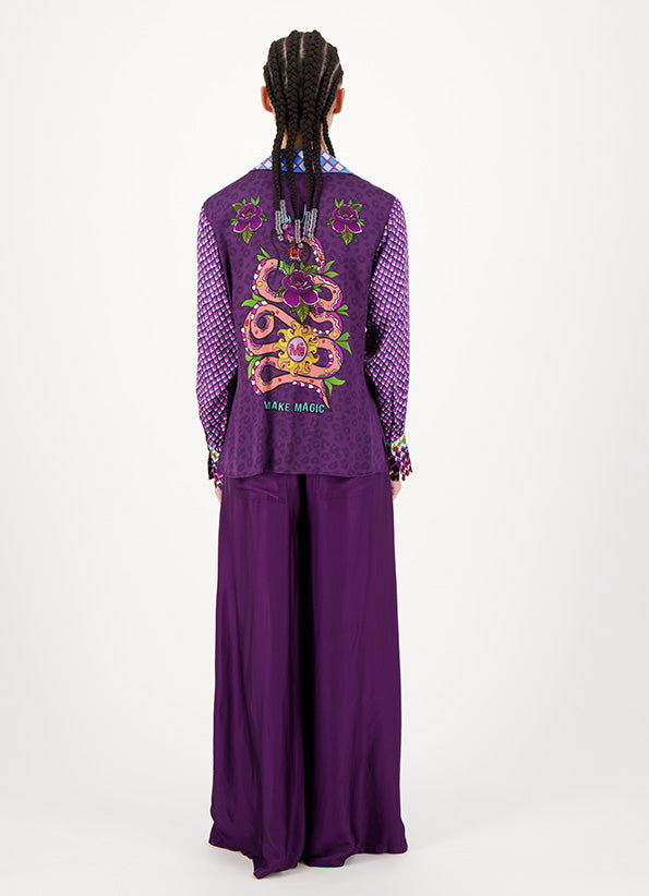 Me369 Reyna Twisted Love Tie Waist Shirt by Me 369 from Marina St Barth