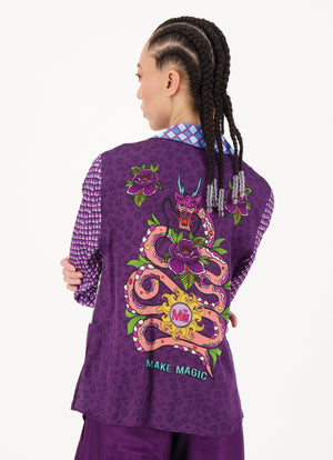 Me369 Reyna Twisted Love Tie Waist Shirt by Me 369 from Marina St Barth