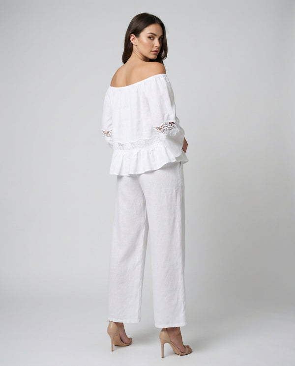 Bolero El Scollo Linen Top by Marina St Barth from Marina St Barth