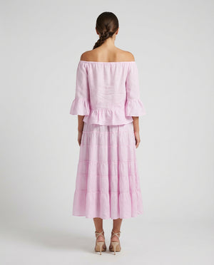 Bolero El Scollo Linen Top by Marina St Barth from Marina St Barth