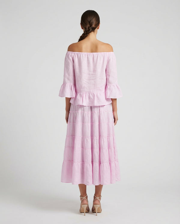 Bolero El Scollo Linen Top by Marina St Barth from Marina St Barth