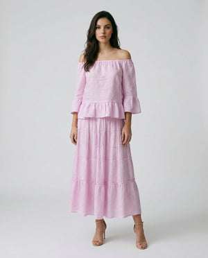 Bolero El Scollo Linen Top by Marina St Barth from Marina St Barth