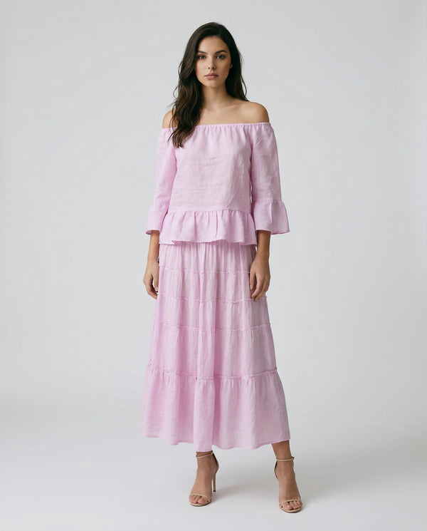 Bolero El Scollo Linen Top by Marina St Barth from Marina St Barth