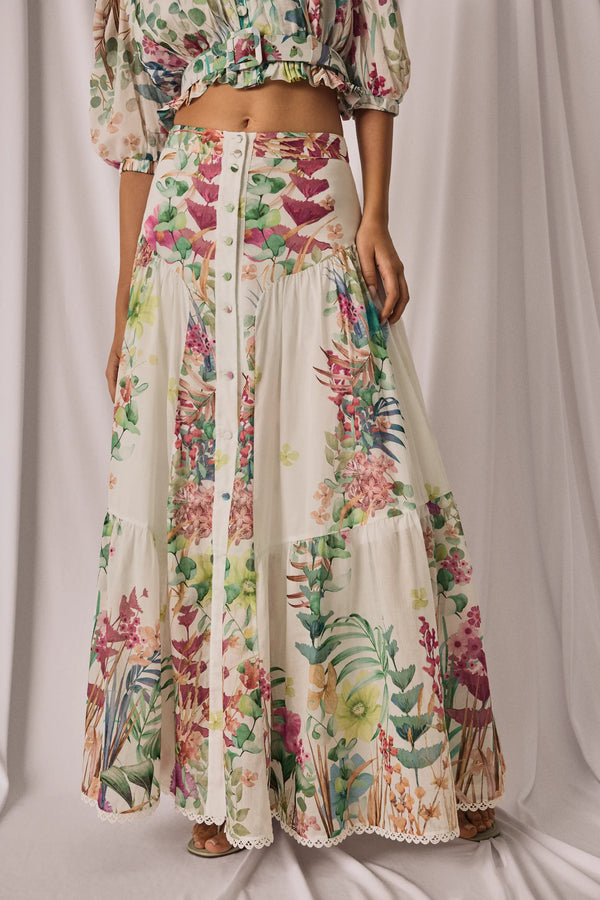Charo Ruiz Long Skirt Roselle