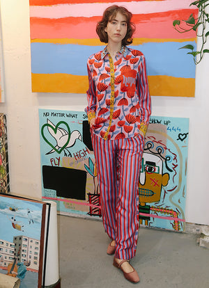 Me369 Bailey Straight Pant by Me 369 from Marina St Barth