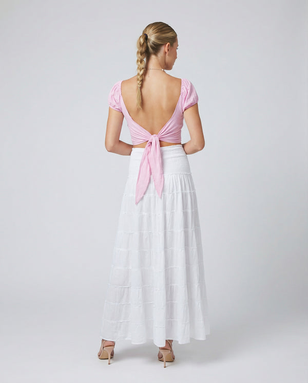 Bolero Susy Palloncino Linen Top