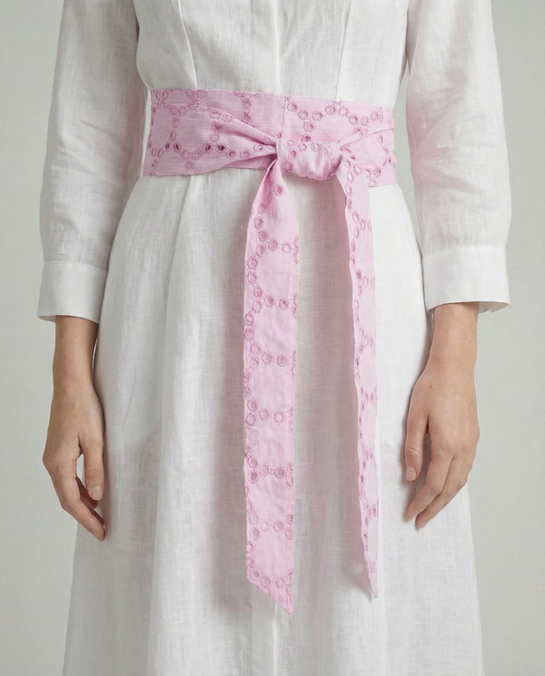 Eyelet Linen Belt by Marina St Barth from Marina St Barth