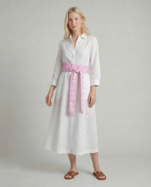 Eyelet Linen Belt by Marina St Barth from Marina St Barth