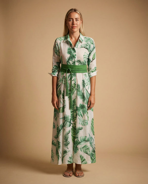 Shirt Dress New Style Linen