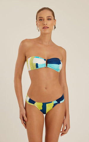 Lenny Niemeyer Bikini Side Ruched Geo by Lenny Niemeyer from Marina St Barth