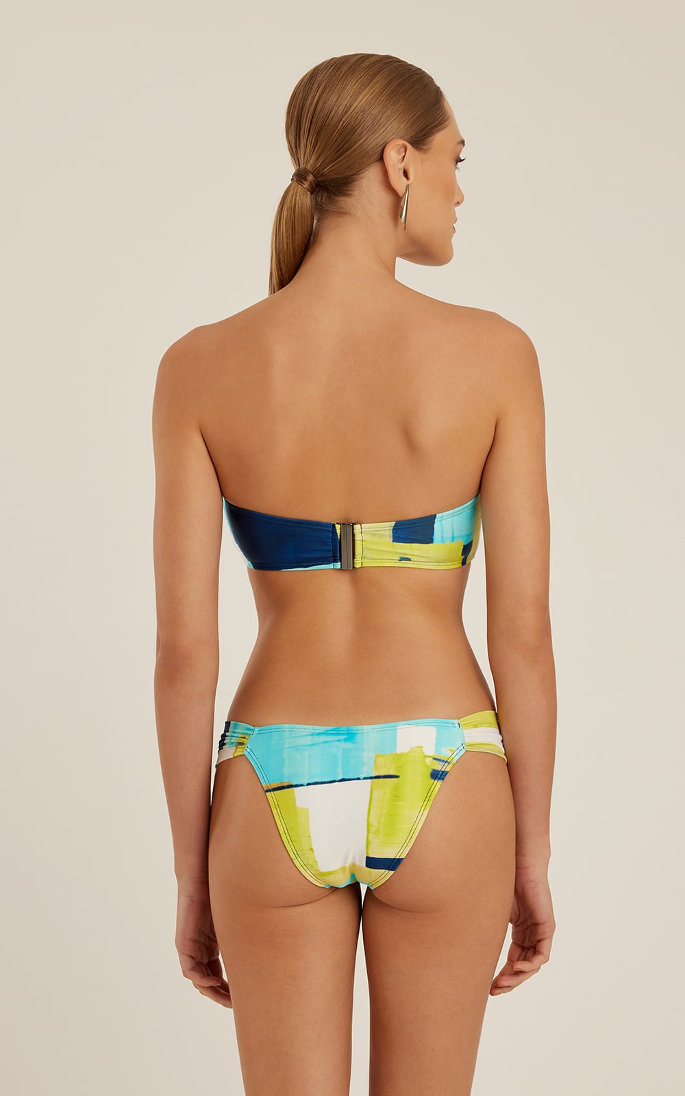 Lenny Niemeyer Bikini Side Ruched Geo by Lenny Niemeyer from Marina St Barth