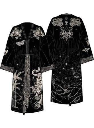 Sophia Black Magic Kimono Dress by Me 369 from Marina St Barth