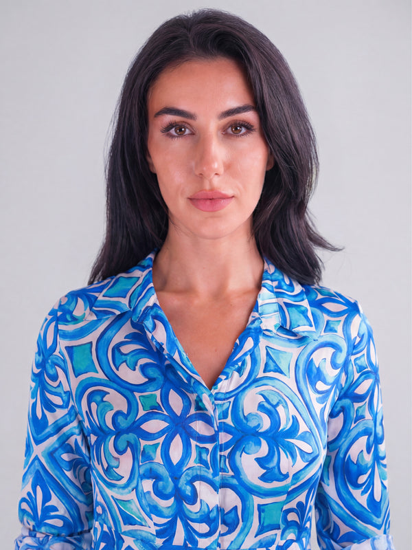 Shirt Dress Silk