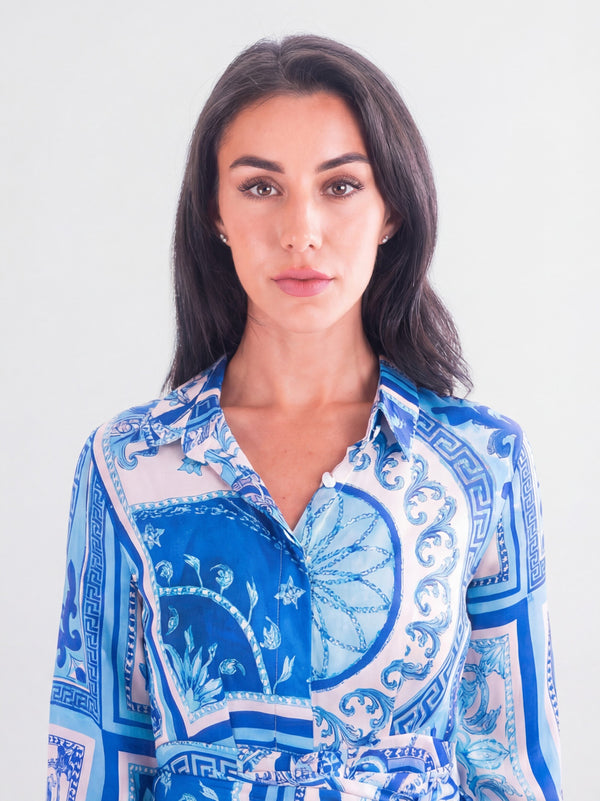 Shirt Dress Silk