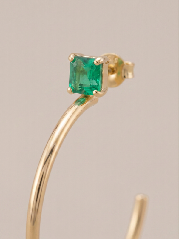 Skaska Emerald Hoops
