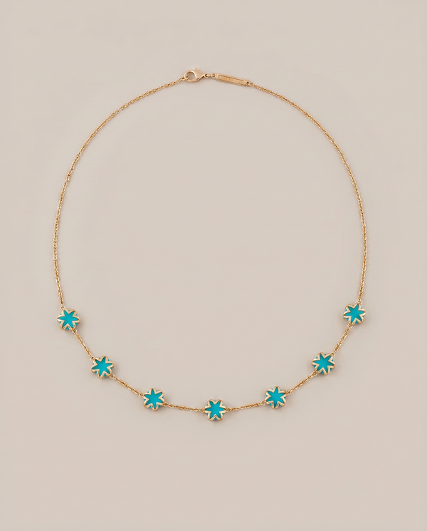 Skaska Starbust Turquoise Necklace