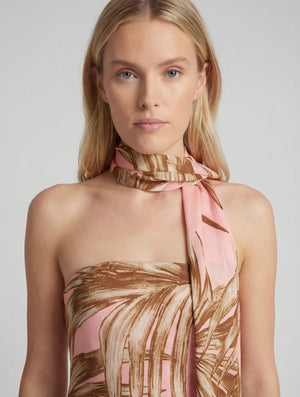 Strapless Maxi Dress Fawn