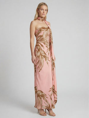 Strapless Maxi Dress Fawn
