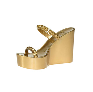 Tonino Metallic Wedge by Carmen Sol from Marina St Barth