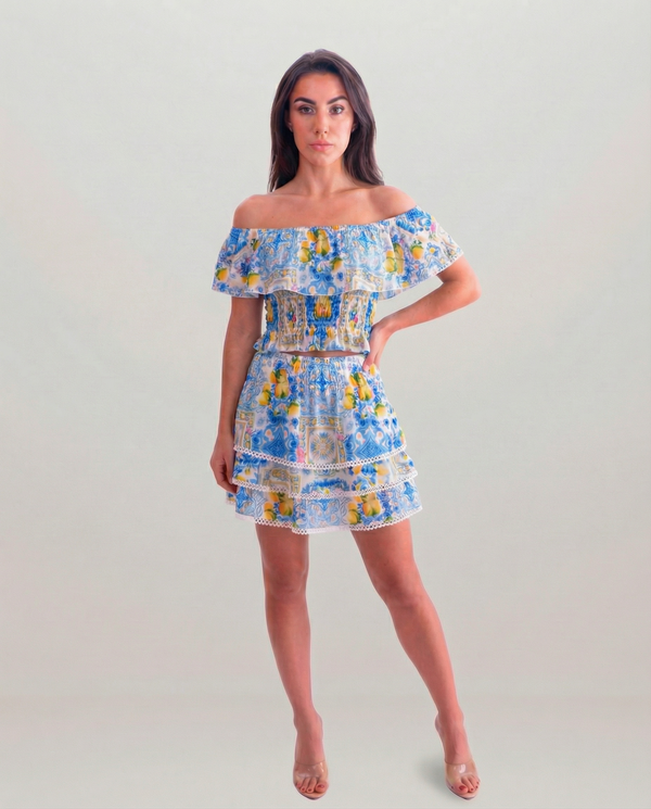 Positano Top Volant by Luisa Positano from Marina St Barth