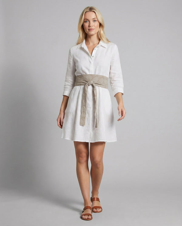Eyelet Linen Belt by Marina St Barth from Marina St Barth