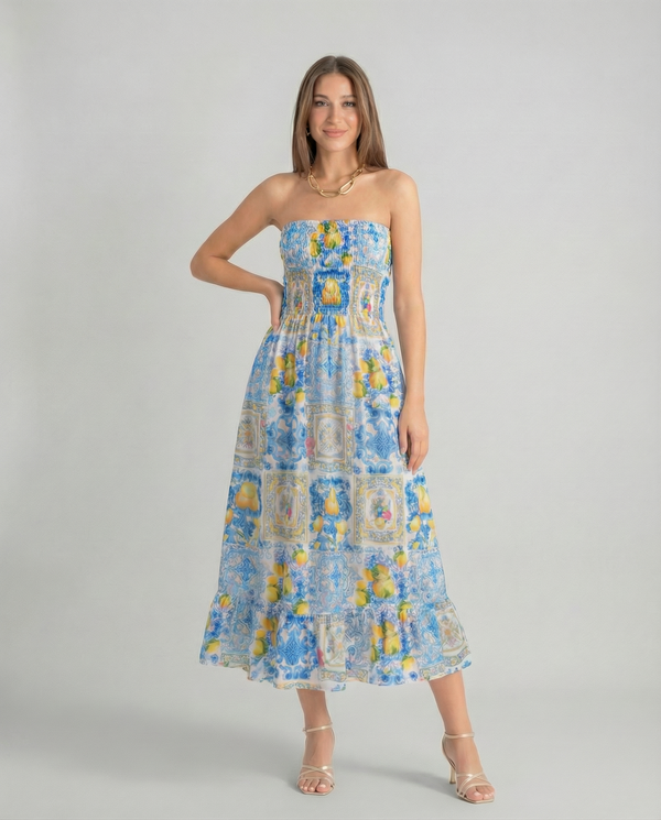 Positano Totarone Long Dress by Luisa Positano from Marina St Barth