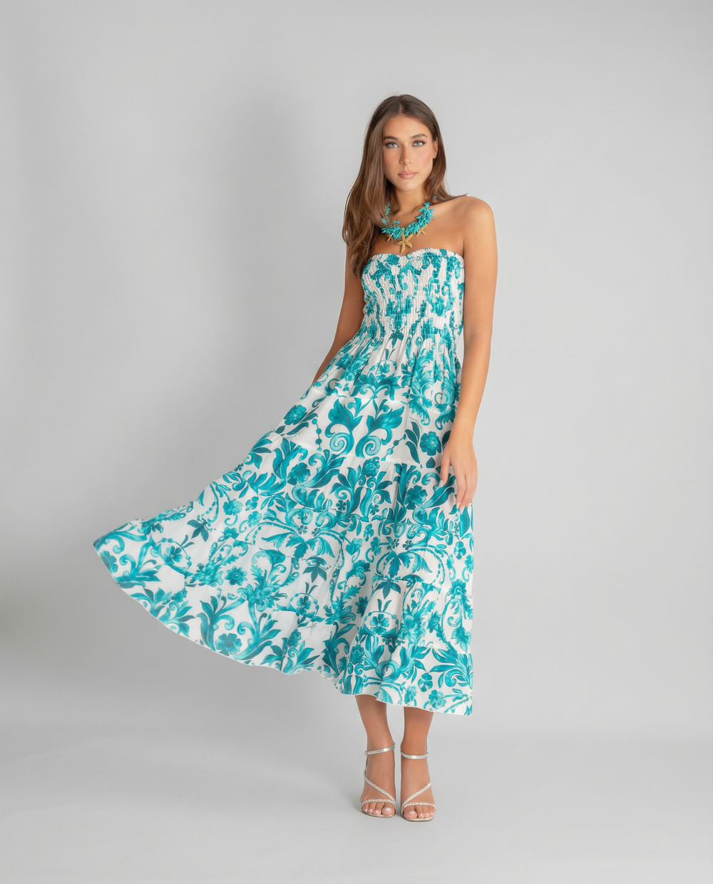 Positano Totarone Long Dress by Luisa Positano from Marina St Barth