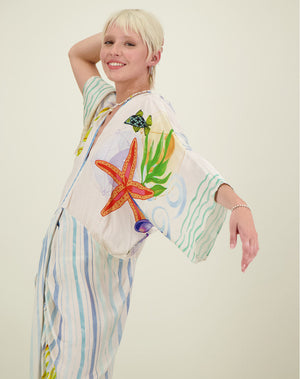 Me369 Sophia Magic Ocean Kimono Dress by Me 369 from Marina St Barth