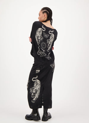 Valery Black Magic Slim Skirt by Me 369 from Marina St Barth