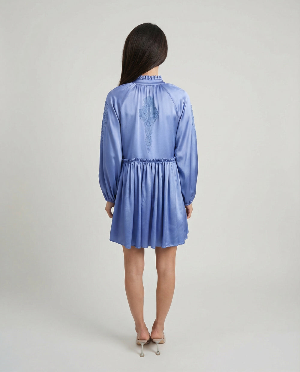 Vanita Rosa Short Dress Praia Silk