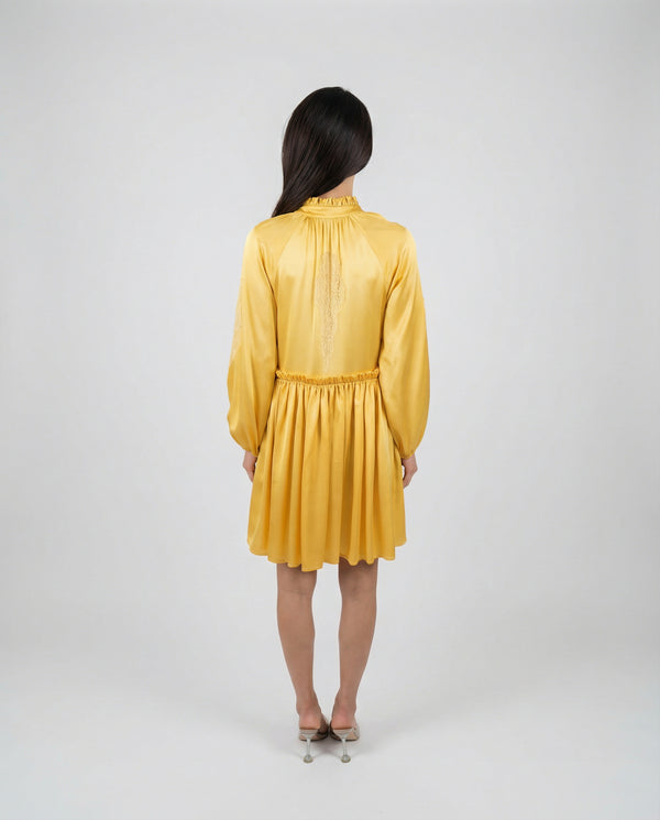 Vanita Rosa Short Dress Praia Silk