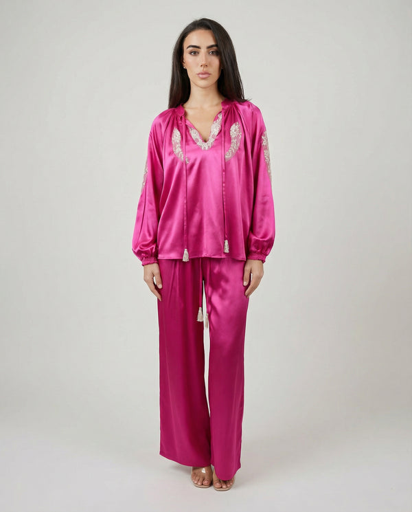 Vanita Rosa Blouse Pivoine