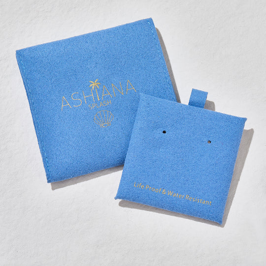 Oasis Green Gemstone Earrings by Ashiana from Marina St Barth
