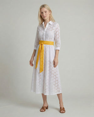 Eyelet Linen Belt by Marina St Barth from Marina St Barth