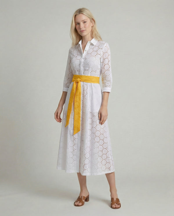 Eyelet Linen Belt by Marina St Barth from Marina St Barth